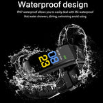 Bracelet Intelligent ID115 Plus Cardiofréquencemètre Tensiomètre Podomètre Santé Course Sport Montre Connectée pour iOS Android, ID115 Plus Noir, ID115 Plus Violet, ID115 Plus Bleu, ID115 Plus Rouge, ID115 Plus Bleu Foncé