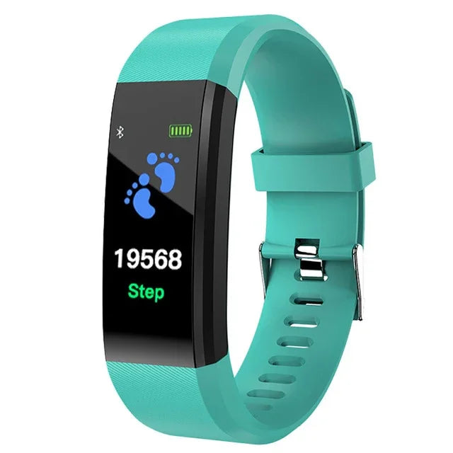 Bracelet Intelligent ID115 Plus Cardiofréquencemètre Tensiomètre Podomètre Santé Course Sport Montre Connectée pour iOS Android, ID115 Plus Noir, ID115 Plus Violet, ID115 Plus Bleu, ID115 Plus Rouge, ID115 Plus Bleu Foncé