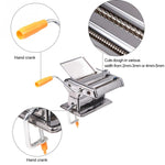 Machine manuelle en acier inoxydable pour la fabrication de pâtes domestiques, coupe-nouilles spaghetti à manivelle