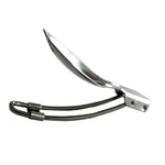 2 pièces Couverts de camping en plein air fourchette cuillère en acier inoxydable pour pique-nique pliable Spork
