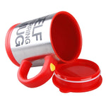 Tasses 400ml Tasse à Mélange Automatique Électrique Tasse à Mélange Café Lait Tasse Intelligente en Acier Inoxydable Tasse à Jus Vaisselle