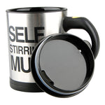 Tasses 400ml Tasse à Mélange Automatique Électrique Tasse à Mélange Café Lait Tasse Intelligente en Acier Inoxydable Tasse à Jus Vaisselle