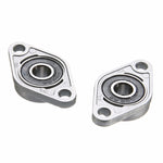 2 pièces de logement de roulement en alliage de zinc pour imprimante 3D, accessoires universels, KFL08 (diamètre intérieur 8), KFL000 (diamètre intérieur 10), KFL001 (diamètre intérieur 12)