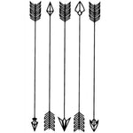 10 Autocollants de tatouage temporaire imperméables noirs classiques