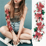 Large Arm Sleeve Waterproof Temporary Tattoo Sticker