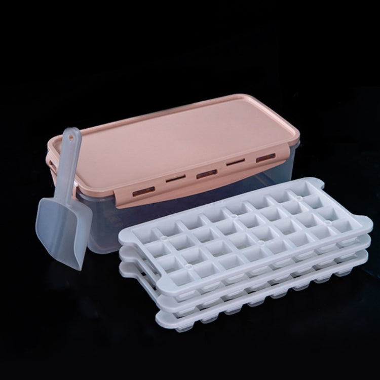 Boîte à glaçons en silicone avec couvercle, moule à glaçons pour réfrigérateur, congélation rapide, livraison couleur aléatoire, 64 grilles, 96 grilles, 128 grilles