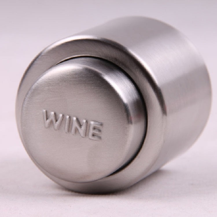 Bouchon de vin rouge en acier inoxydable à pousser, bouchon de champagne, bouchon de vin sans mot, bouchon de champagne sans mot