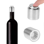 Bouchon de vin rouge en acier inoxydable à pousser, bouchon de champagne, bouchon de vin sans mot, bouchon de champagne sans mot