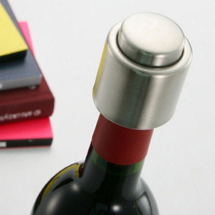 Bouchon de vin rouge en acier inoxydable à pousser, bouchon de champagne, bouchon de vin sans mot, bouchon de champagne sans mot