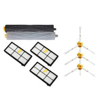 Pièces de robot de balayage extracteur de débris et brosse latérale de filtre Hepa pour iRobot Roomba séries 800 900 870 880 980, filtre Hepa de robot de balayage