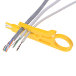 5 PCS Mini pince pour câble réseau Coupe-câble jaune, 5 PCS