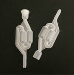 Joint d'étanchéité à eau Échappement Clapet anti-retour de fermentation de vin brassé à domicile Joint en plastique Scellé Clapet anti-retour Clapets étanches à l'eau, Clapet anti-retour simple découvert, Clapet anti-retour commun avec couvercle