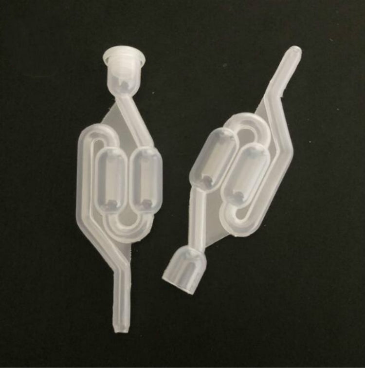 Joint d'étanchéité à eau Échappement Clapet anti-retour de fermentation de vin brassé à domicile Joint en plastique Scellé Clapet anti-retour Clapets étanches à l'eau, Clapet anti-retour simple découvert, Clapet anti-retour commun avec couvercle