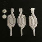 Joint d'étanchéité à eau Échappement Clapet anti-retour de fermentation de vin brassé à domicile Joint en plastique Scellé Clapet anti-retour Clapets étanches à l'eau, Clapet anti-retour simple découvert, Clapet anti-retour commun avec couvercle