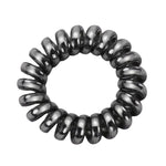 10 élastiques à cheveux multicolores en spirale pour queue de cheval, bandes élastiques, accessoires pour cheveux en fil de téléphone
