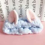 Serre-têtes d'oreille de chat élastiques mignons, pour femmes et filles, bandeau de maquillage, lavage du visage, coiffure, masque facial, bandeau, accessoire pour cheveux