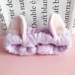 Serre-têtes d'oreille de chat élastiques mignons, pour femmes et filles, bandeau de maquillage, lavage du visage, coiffure, masque facial, bandeau, accessoire pour cheveux