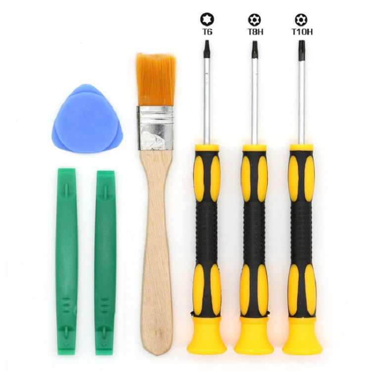 Set tournevis démontage console 7 en 1 Nintendo Switch Xbox360 T6 T8 T10 Brosse plate