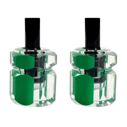 2 PCS Mini tournevis portable tête radis, manche transparent, outils de réparation à main