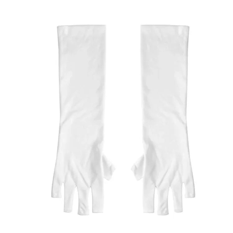 3 paires de gants de manucure nail art anti-UV, protection des mains
