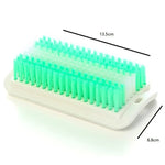 4 brosses à lessive à poils souples pour usage domestique, brosse de nettoyage en plastique pour chaussures, couleur aléatoire, 4 brosses de nettoyage