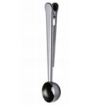 Cuillère à Café Multifonction avec Clip en Acier Inoxydable, Cuillère Doseuse à Café et Thé, Cuillère à Café (Argent), Cuillère à Café (Or), Cuillère à Café (Noir), Cuillère à Café (Or Rose)