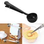 Cuillère à Café Multifonction avec Clip en Acier Inoxydable, Cuillère Doseuse à Café et Thé, Cuillère à Café (Argent), Cuillère à Café (Or), Cuillère à Café (Noir), Cuillère à Café (Or Rose)