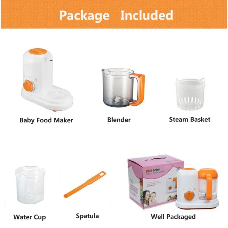 2 Pièces Cuisson de Complément Alimentaire Mélange Une Machine de Cuisson Électrique Multifonctionnelle Mini Robot Culinaire Bébé, Complément Alimentaire