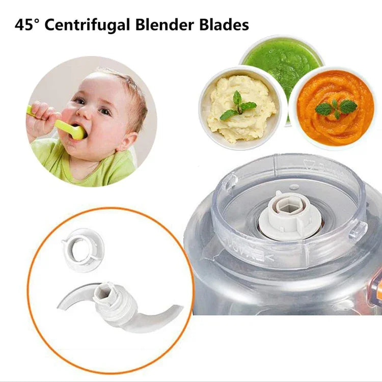 2 Pièces Cuisson de Complément Alimentaire Mélange Une Machine de Cuisson Électrique Multifonctionnelle Mini Robot Culinaire Bébé, Complément Alimentaire