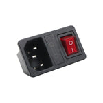 10 PCS Prise d'alimentation à trois broches AC-01 avec interrupteur de sécurité, 10 PCS AC-01