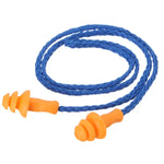 10 pièces bouchons d'oreilles souples en silicone avec cordon, protection auditive réutilisable, réduction de bruit