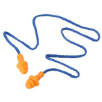 10 pièces bouchons d'oreilles souples en silicone avec cordon, protection auditive réutilisable, réduction de bruit