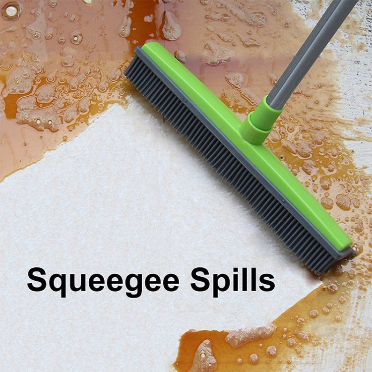 Brosse de balayage pour épilation des tapis d'animaux, balai à récurer sans poussière, serpillière à main, brosse à plancher en caoutchouc, bleu, vert, rouge, jaune, vert herbe
