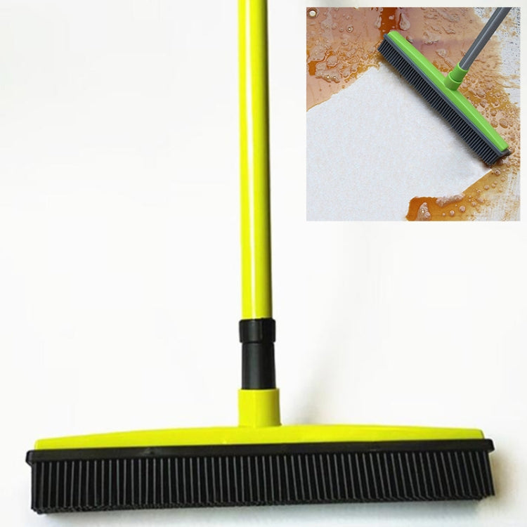 Brosse de balayage pour épilation des tapis d'animaux, balai à récurer sans poussière, serpillière à main, brosse à plancher en caoutchouc, bleu, vert, rouge, jaune, vert herbe