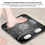 Pèse-personne électronique intelligent avec écran LCD, pèse-personne numérique pour salle de bain