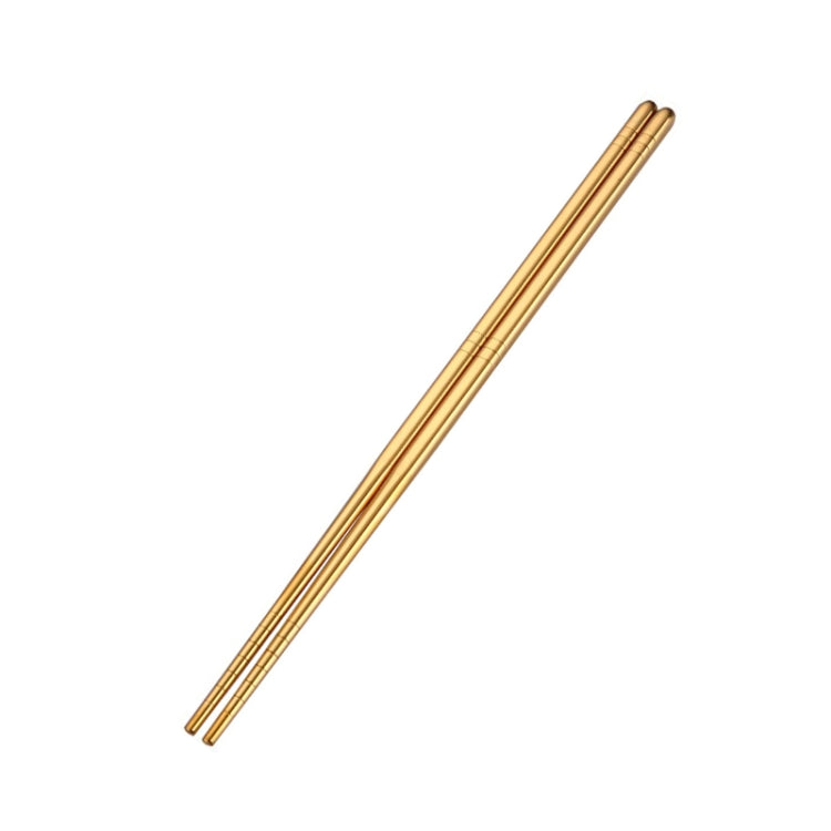 1 paire de vaisselle en acier inoxydable, baguettes en métal réutilisables colorées, longueur : 23 cm