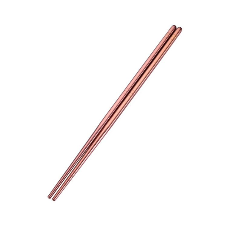 1 paire de vaisselle en acier inoxydable, baguettes en métal réutilisables colorées, longueur : 23 cm