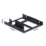 Kit d’adaptateur de montage métal 2,5 pouces vers 3,5 pouces pour disque dur externe HDD SSD avec câbles SATA données et alimentation et vis