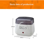 Yaourtière électrique 110V-220V, machine à fermenter le Natto multifonctionnelle entièrement automatique, réservoir de fermentation de yaourt, prise CN