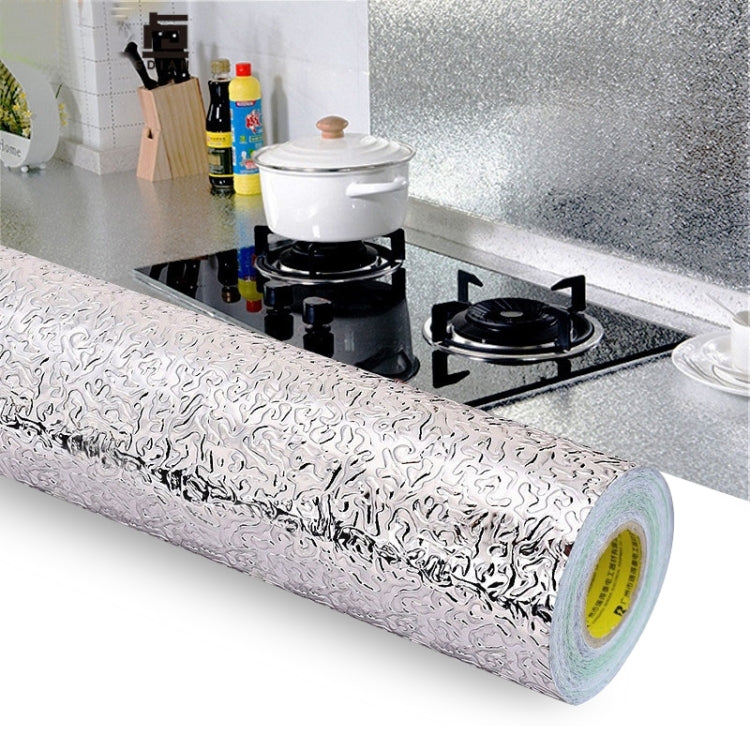 Autocollants en aluminium pour murs de cuisine, résistants à l'huile, anti-salissures, auto-adhésifs haute température, papier peint découpable, 40cmx5m, papier peint découpable 40cmx5m, 60cmx5m, papier peint découpable 60cmx5m