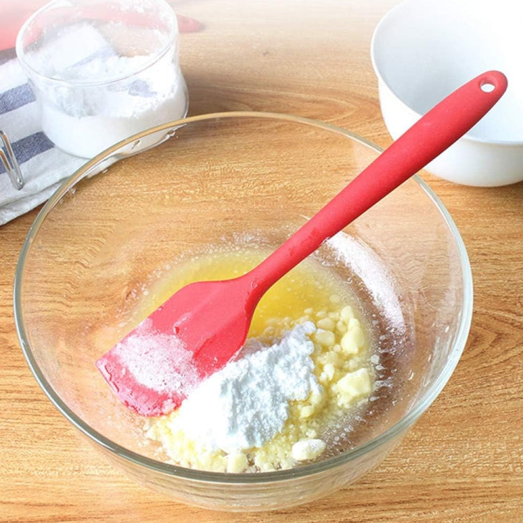 Spatule à gâteau en silicone pour cuisine, mélangeur de crème, racloir, brosse à beurre, ustensile de cuisson, orange, rouge, jaune, vert, bleu, violet, rose