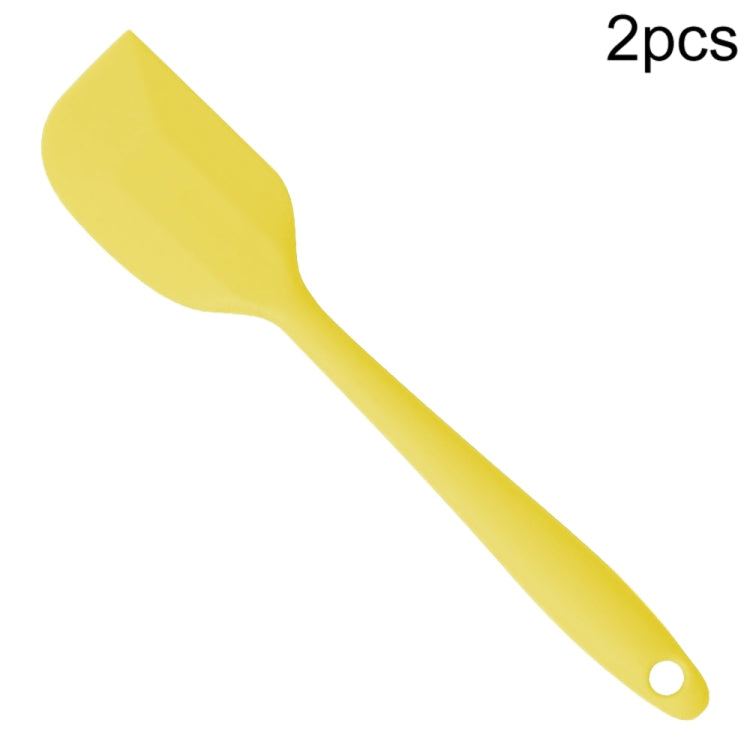 Spatule à gâteau en silicone pour cuisine, mélangeur de crème, racloir, brosse à beurre, ustensile de cuisson, orange, rouge, jaune, vert, bleu, violet, rose