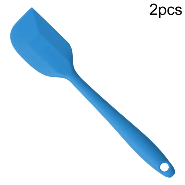 Spatule à gâteau en silicone pour cuisine, mélangeur de crème, racloir, brosse à beurre, ustensile de cuisson, orange, rouge, jaune, vert, bleu, violet, rose