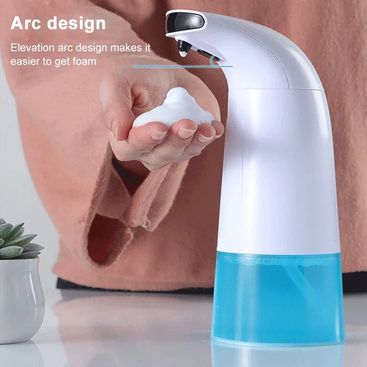 Distributeur de savon moussant automatique à induction intelligente infrarouge pour toilettes domestiques, distributeur de savon