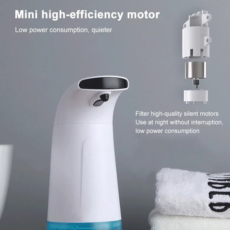 Distributeur de savon moussant automatique à induction intelligente infrarouge pour toilettes domestiques, distributeur de savon