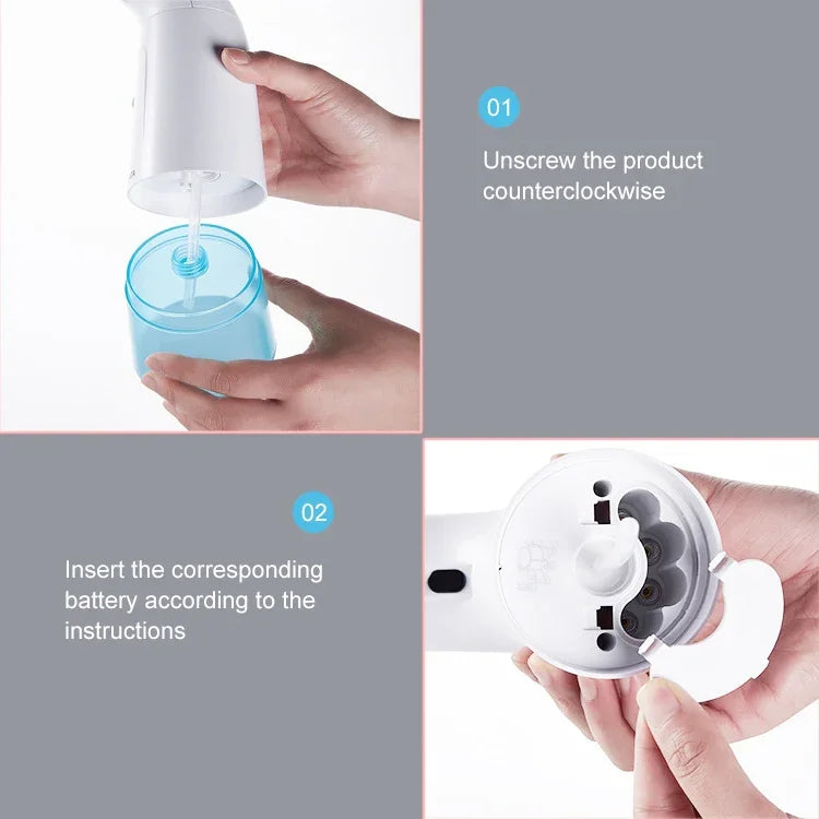Distributeur de savon moussant automatique à induction intelligente infrarouge pour toilettes domestiques, distributeur de savon