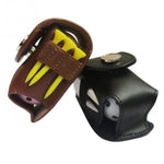 Pochette ceinture porte-balles de golf portable en cuir, sac frais pour tees de golf, accessoire de sport, porte-balles de golf noir, porte-balles de golf marron