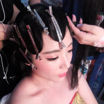 10 pinces à cheveux en acier inoxydable, pinces à cheveux canard, pinces à cheveux en métal, grandes pinces en fer à trou unique