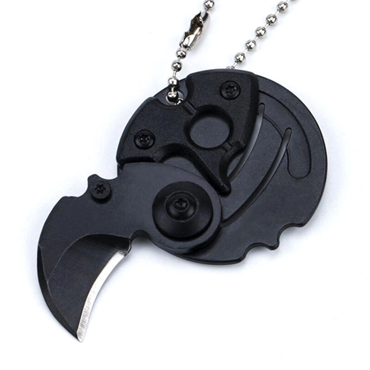 Mini couteau pliant portable de poche, petit couteau militaire de survie en extérieur, porte-clés, outil multifonction pour l'autodéfense