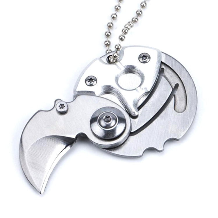 Mini couteau pliant portable de poche, petit couteau militaire de survie en extérieur, porte-clés, outil multifonction pour l'autodéfense